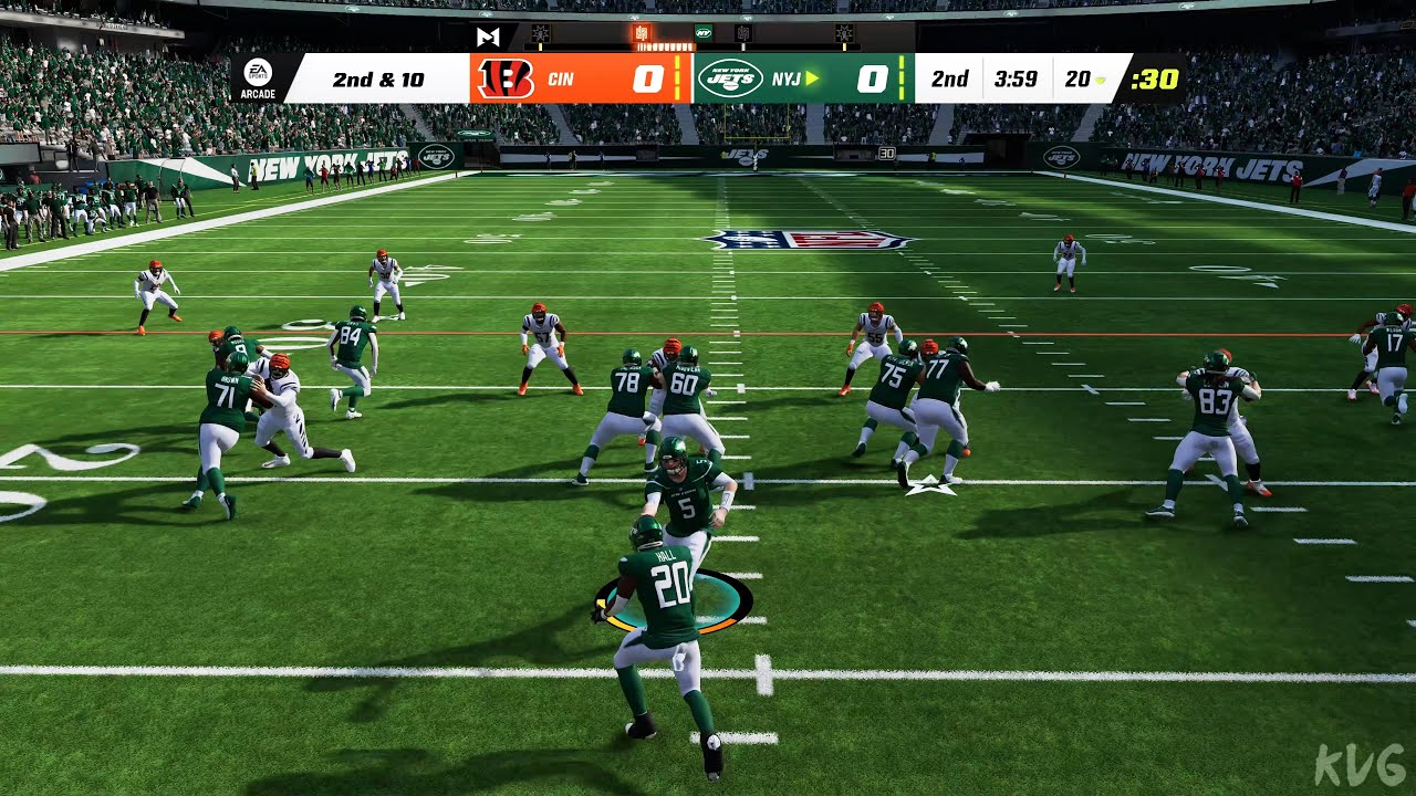 Madden NFL 23 - Cincinnati Bengals vs New York Jets - Gameplay (PS5 UHD) [4K60FPS]