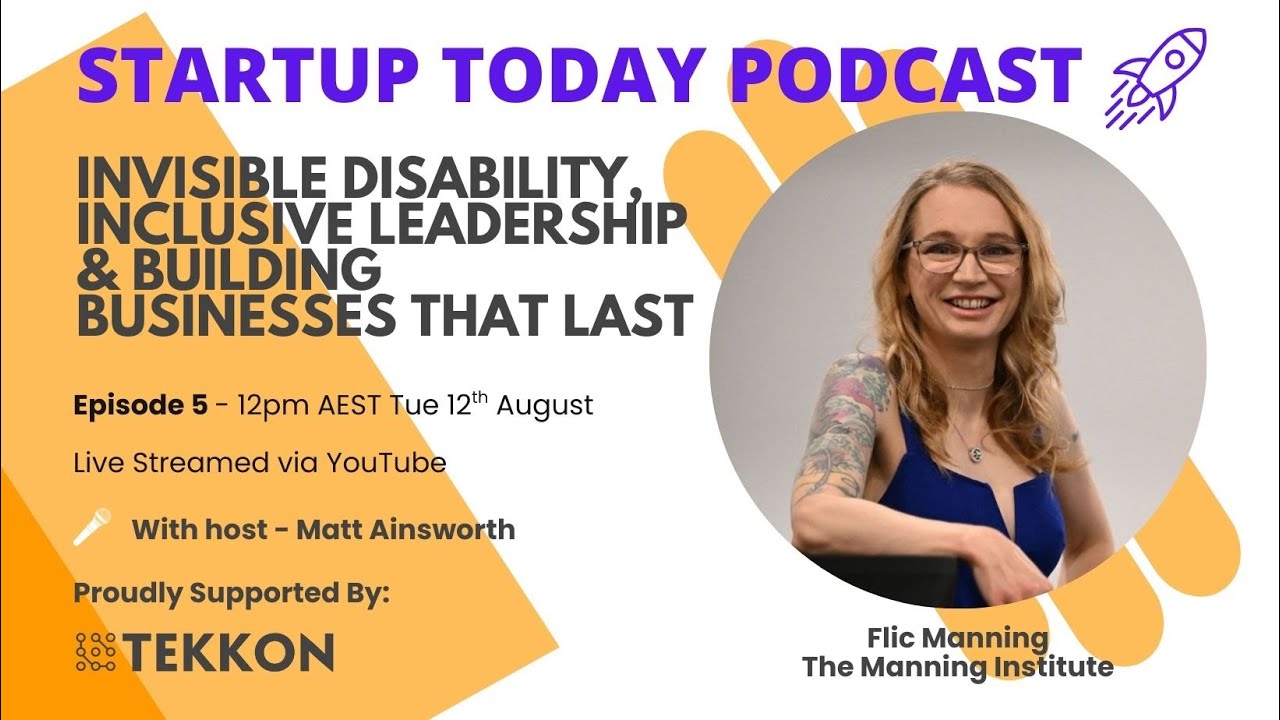 Invisible Disability, Inclusive Leadership & Building Startups That Last
