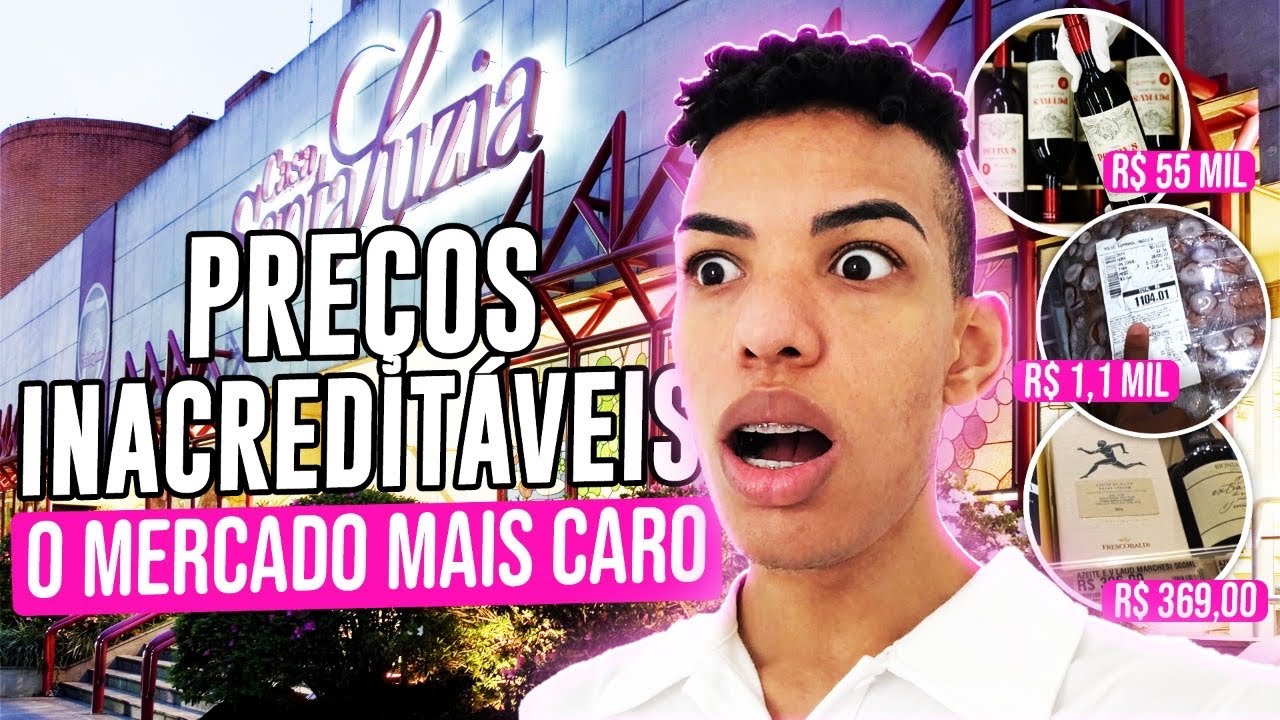 COMO É O SUPER MERCADO MAIS CARO DO BRASIL