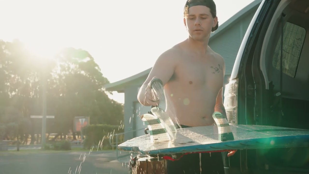 Shower. Anywhere! Surf Portable Shower in Action 