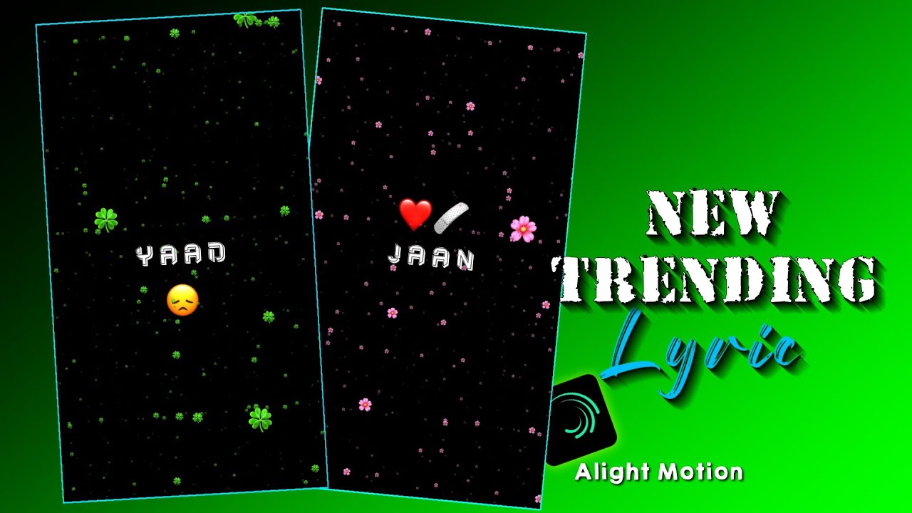 Black 🖤screen special🦋✨ emoji text effect video editing | in alight motion | Video editing tutorial