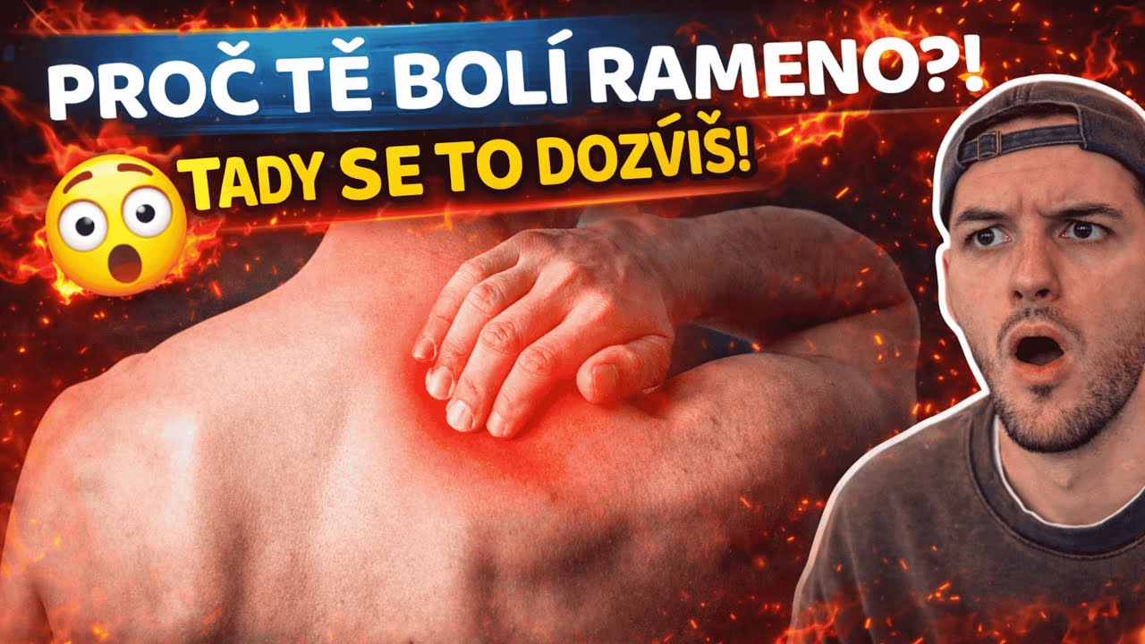 Proč tě bolí RAMENO? Teorie + Testy + Cviky v jednom videu! (S fyzioterapeutem do gymu)