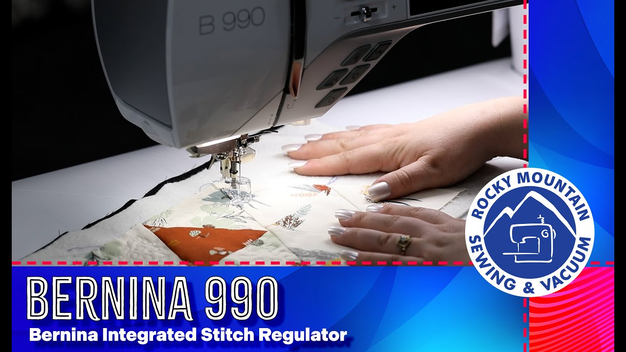 Интегрированный регулятор стежков Bernina на Bernina 990