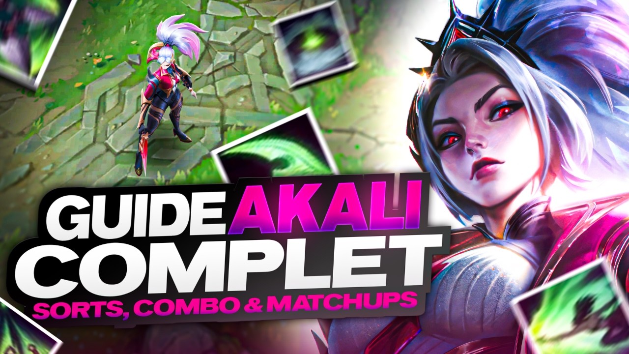 COMPLETE AKALI GUIDE - SPELLS, STRENGTHS, COMBOS & 1 GAME TO LEARN SMURF (Ft Yokah - GM)