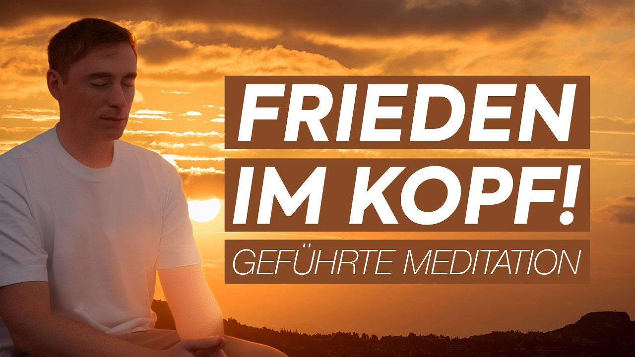Geführte Meditation: Negative Gedanken loslassen & sofort tief entspannen