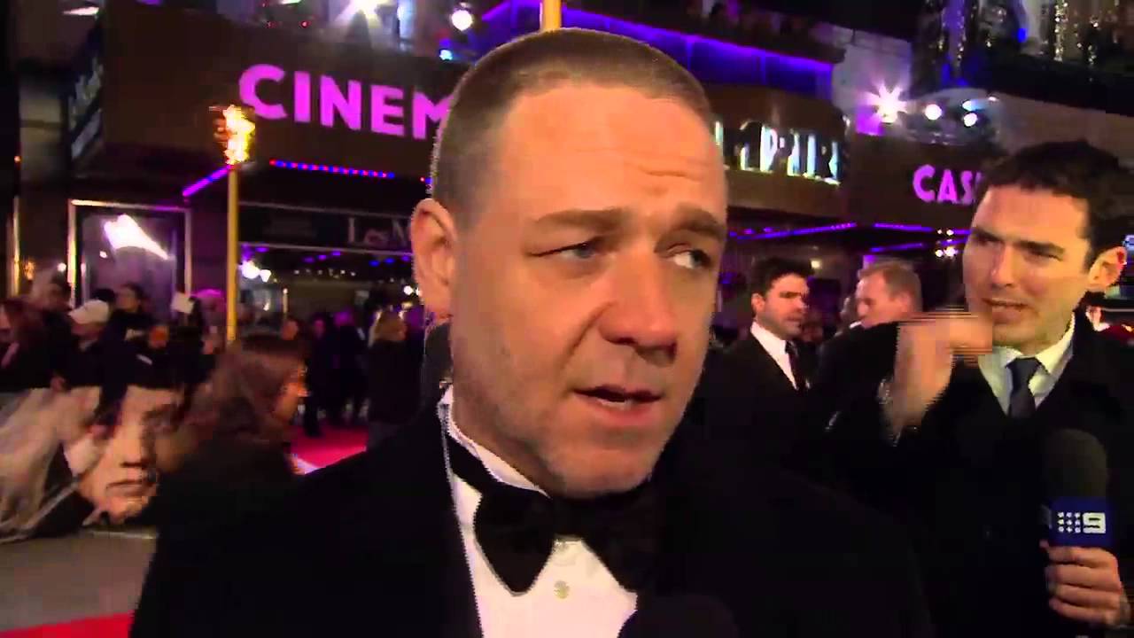 Russell Crowe London Premiere! Les Mis&eacute;rables