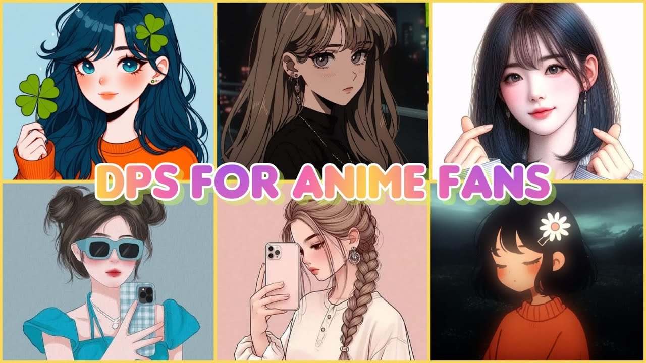 Anime Style Girls DPs 🌸✨ | Cute & Aesthetic Anime Profile Pics