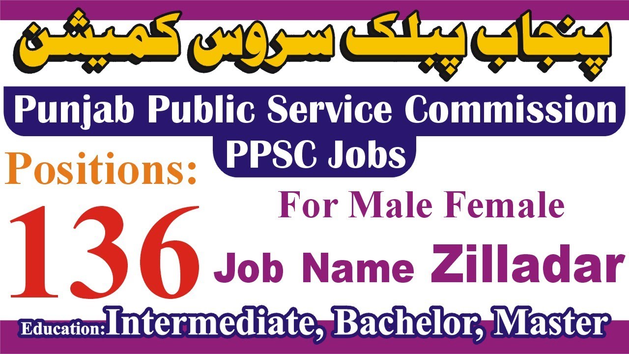 Zilladar Jobs 2020, Punjab Irrigation Department | Jobs PPSC Jobs || Say Job City