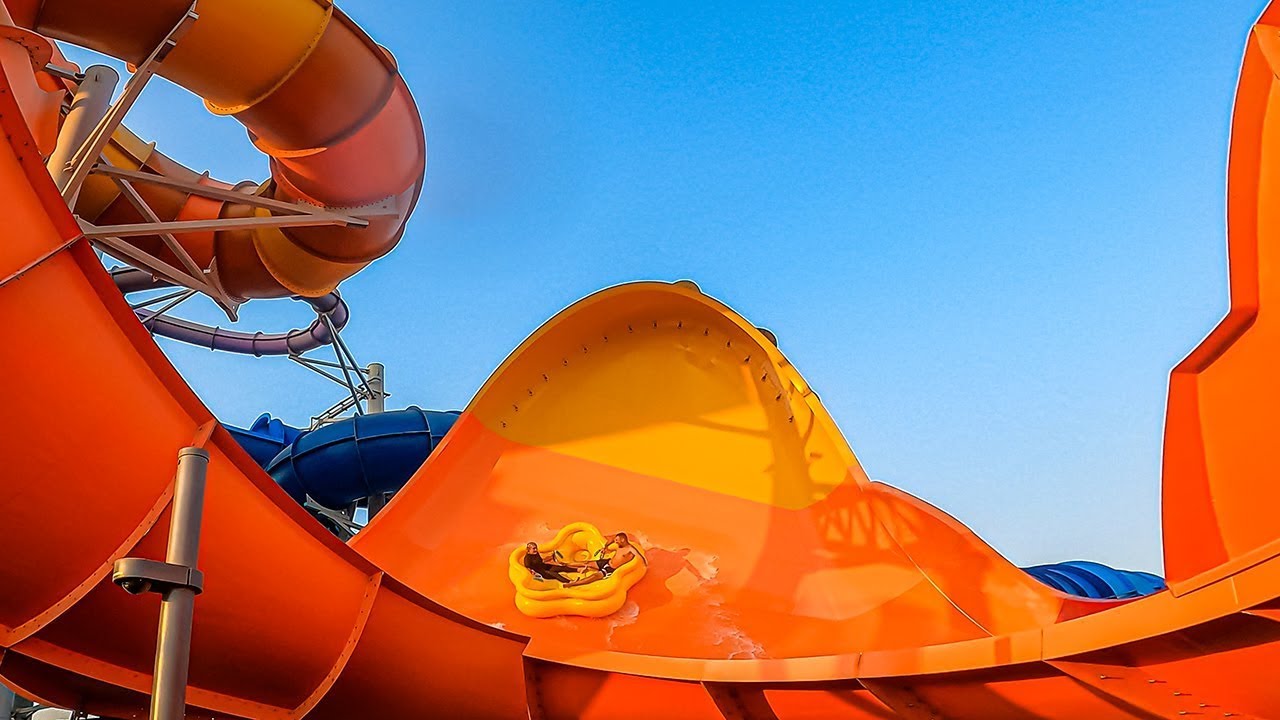 EXTREME Odyssey of Terror Water Slide at Aquaventure Waterpark Dubai