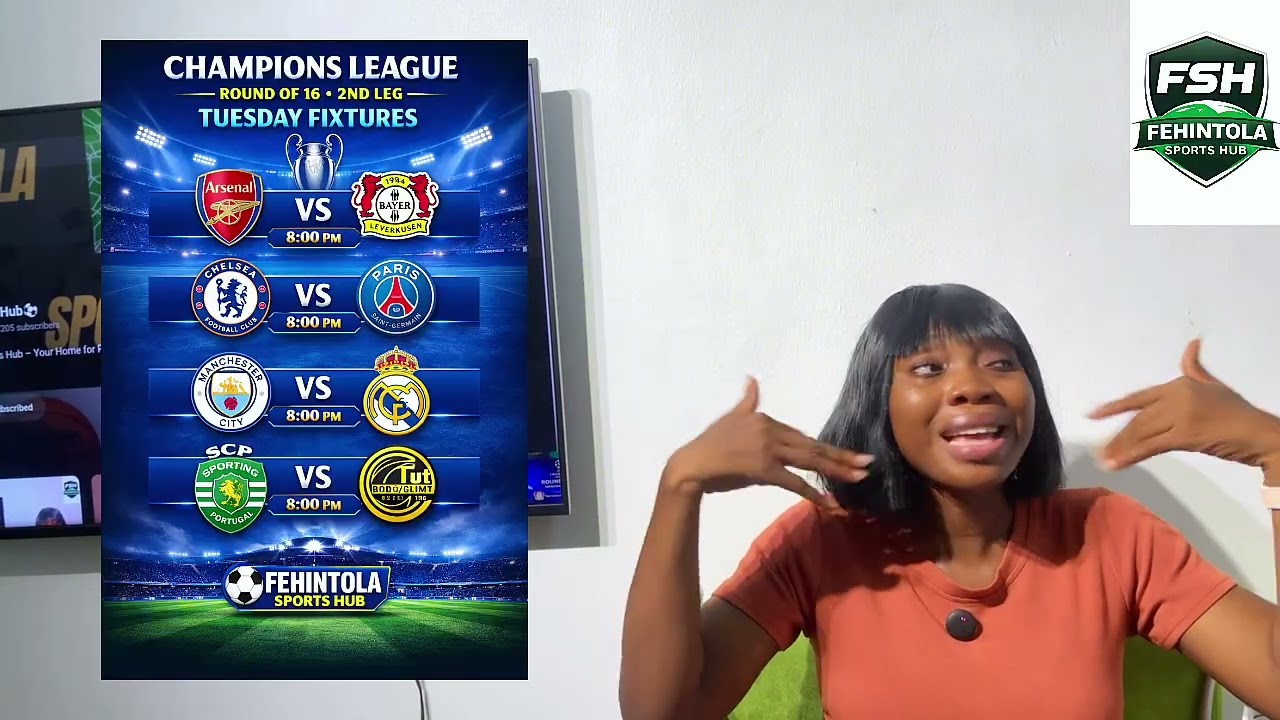 CHAMPIONS LEAGUE R16 2ND LEG PREVIEW🔥⚽️ #chelsea #psg #arsenal #championsleague #r16 