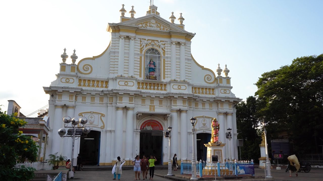 Most Beautiful Churches in Puducherry, India in 4K Ultra HD