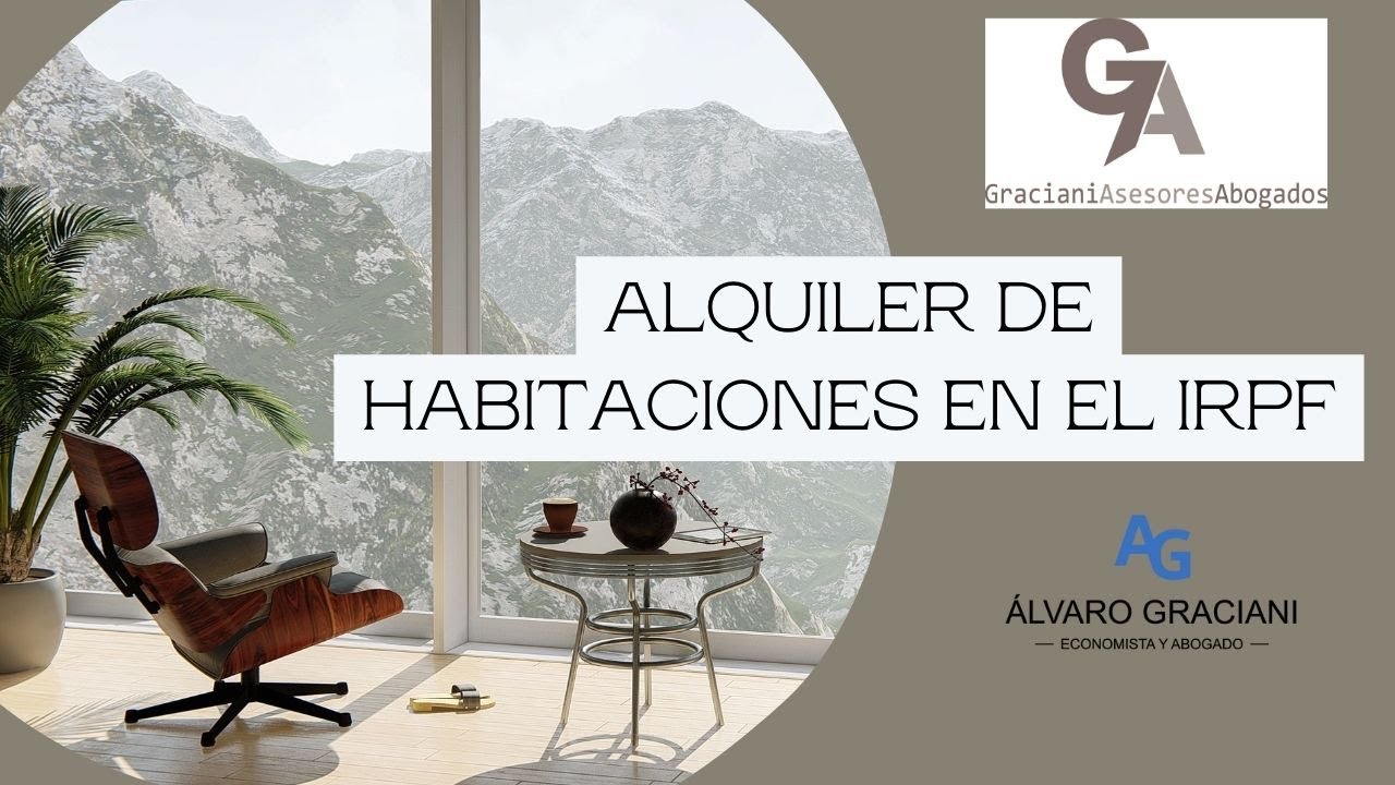 Alquiler de habitaciones en IRPF.