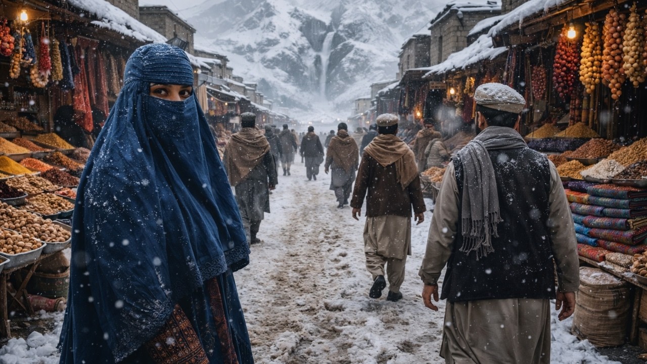 Kalam Bazar After Snowfall | Stunning 4K Walk