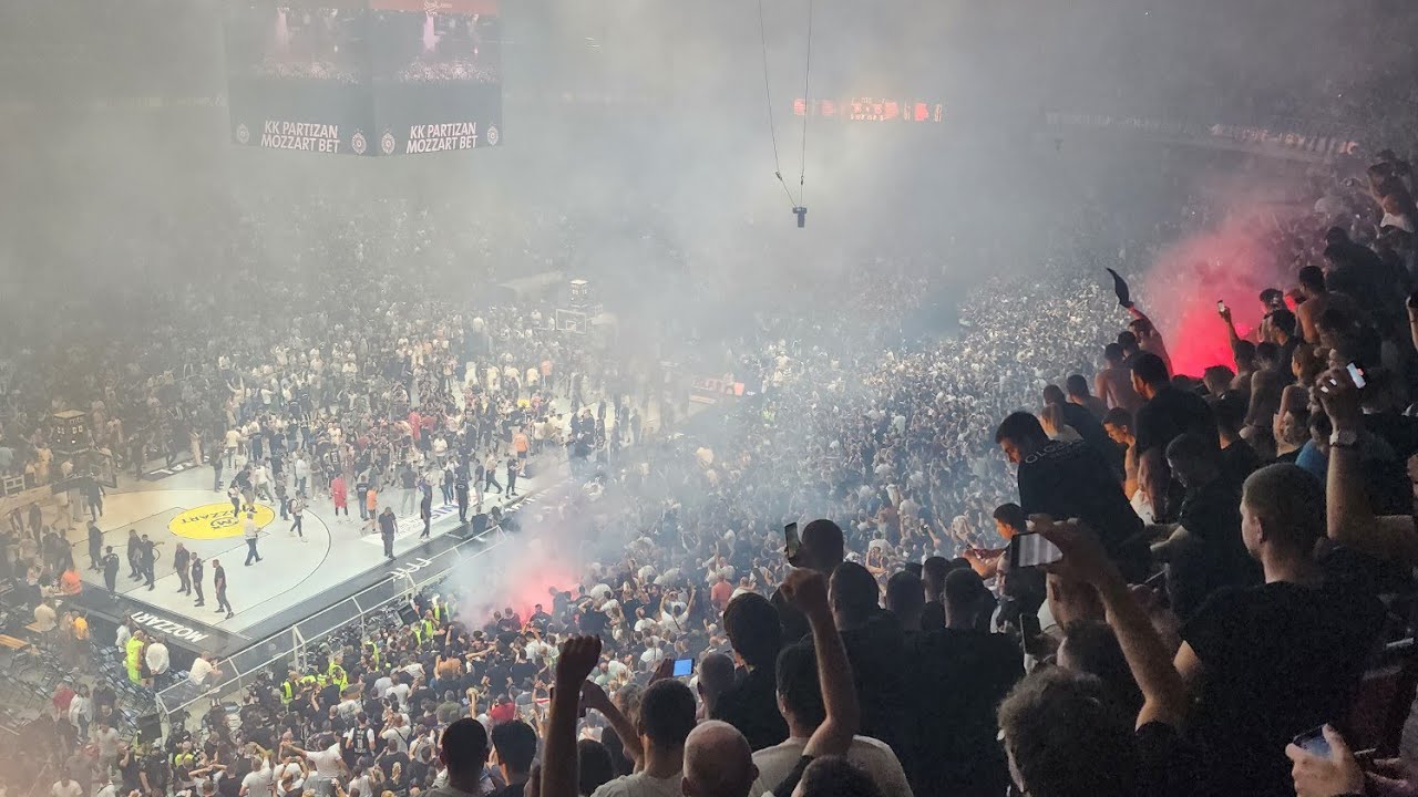 PARTIZAN - CRVENA ZVEZDA, THE BEST BASKETBALL ATMOSPHERE EVER!!! ABA LEAGUE FINAL - GAME 5!!!