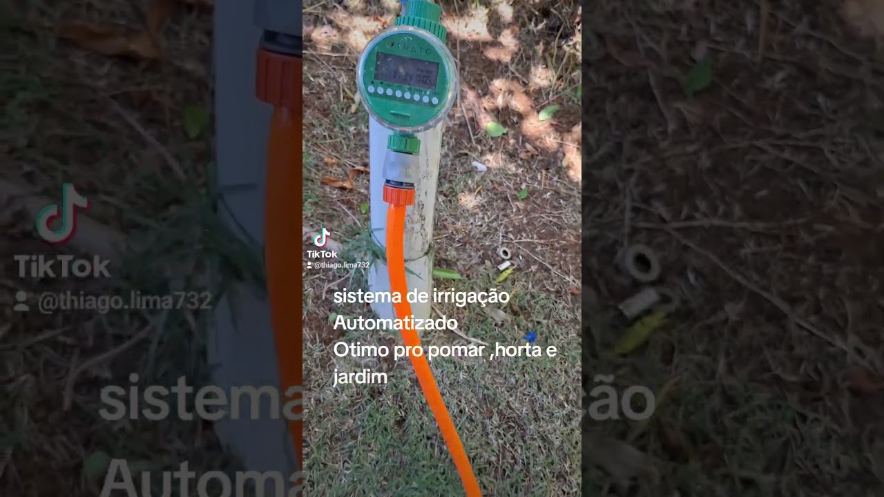 sistema de irriga&ccedil;&atilde;o automatizado