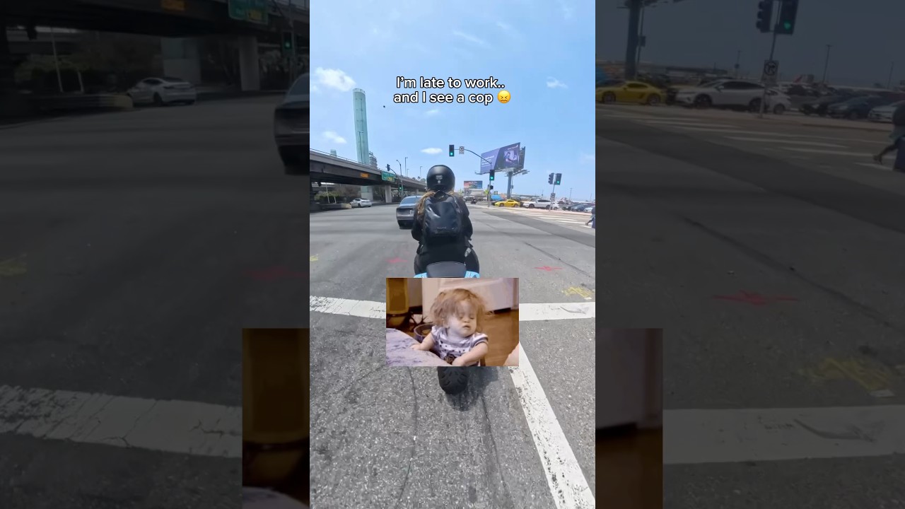 😩🤣 #bikerchic #motorcycle #bikelife #motovlog #motorbike #losangeles #police