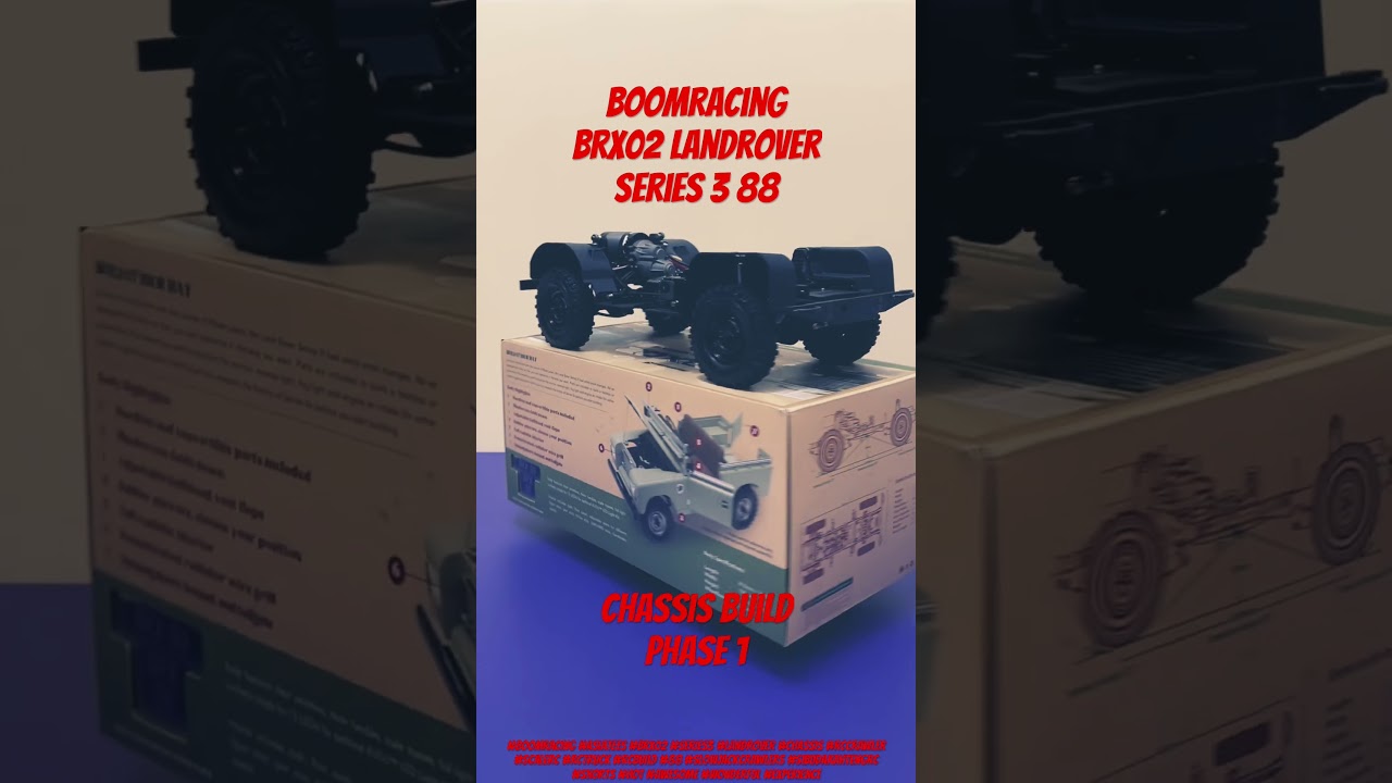 Boom Racing BRX02 Land Rover Series III 88 chassis build&hellip;phase 1 completed. #boomracing #asiatees
