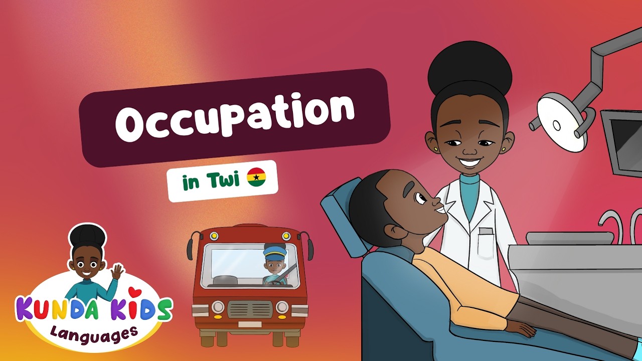 Learn Twi for Kids: Occupations & Jobs | African Languages with Kunda Kids