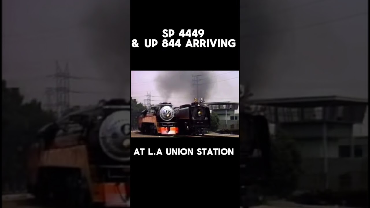 SP 4449 and UP 844 dueling whistles at LAUPT