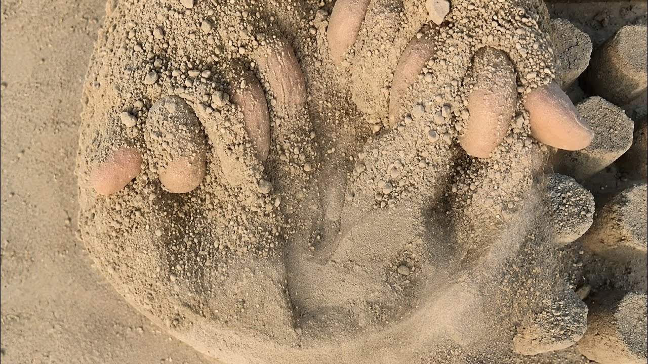 OMG😱Dust Storm🌪️Crunchy Dusty Sand Cement Dry Crumbling Pouring in Water #pasteplay Oddly Satisfying