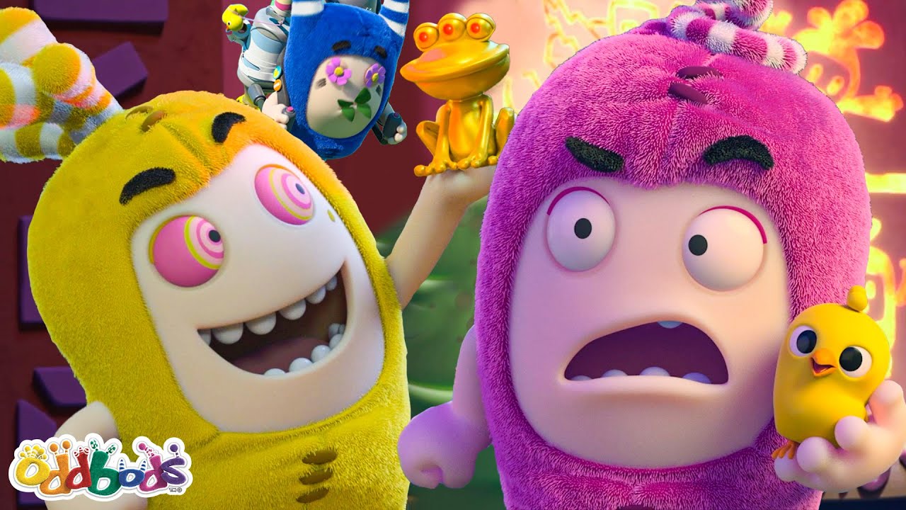 🐸 THE FROG CURSE + More! 🐤✈️ | BEST OF NEWT 💗 | ODDBODS | Funny Cartoons for Kids
