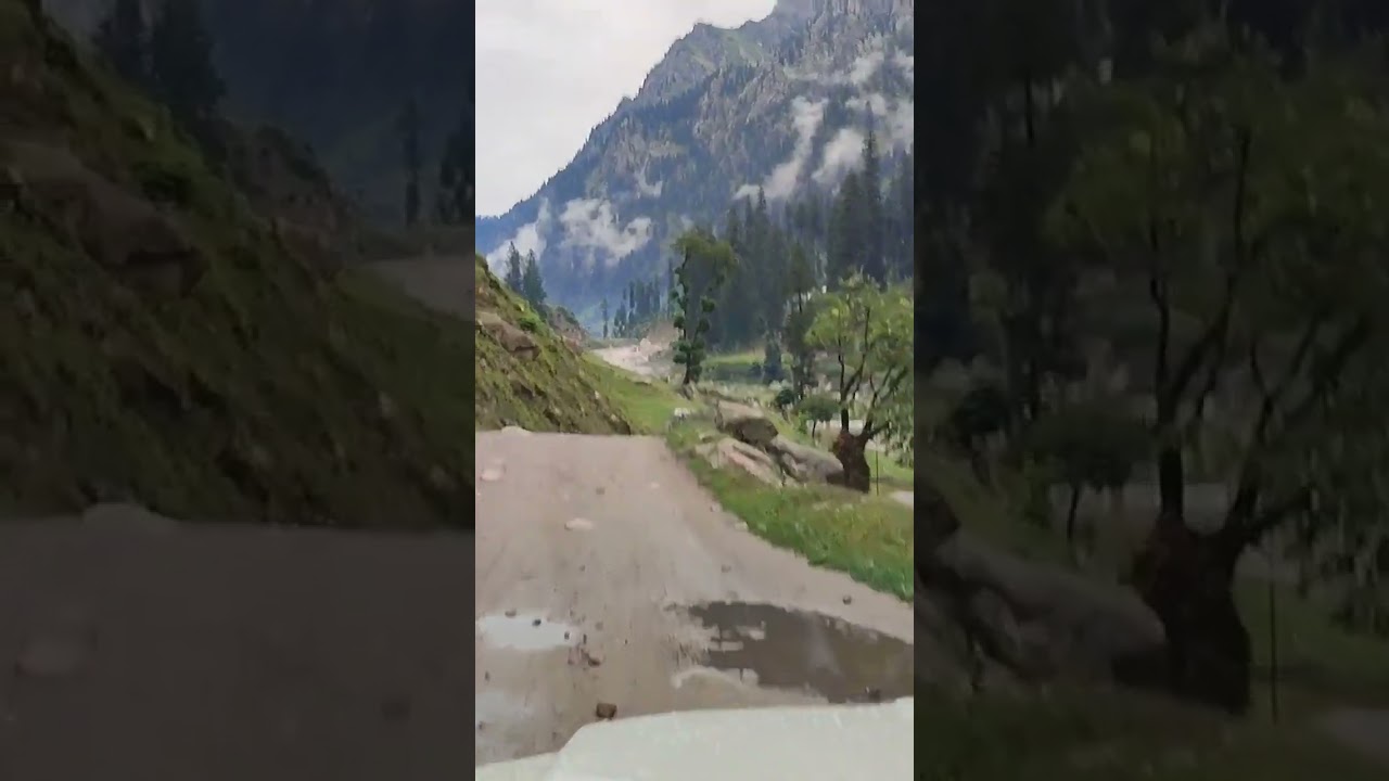 jeep Track To Shounter Valley Azad Kashmir Pakistan 