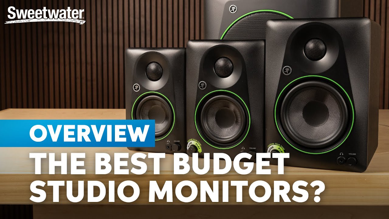 Mackie CR Series Powered Studio Monitors and Subwoofers Overview