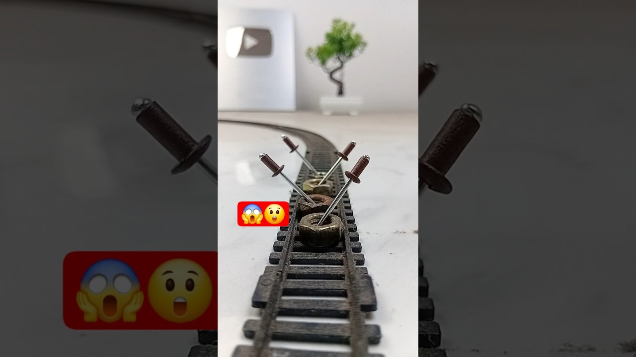 Can Pop Rivert Survive an RC Train Crash?! 😱🚂 | EPIC Slow-Mo Destruction!
