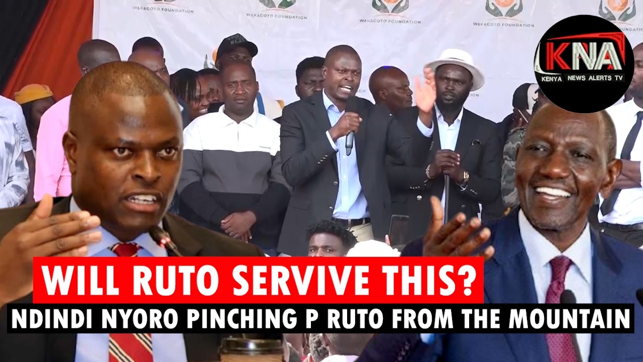 WILL RUTO SERVIVE THIS? NDINDI NYORO PROOFS PRESIDENT RUTO WRONG, AFTER RUTO'S SGR WORK PLAN SPEECH