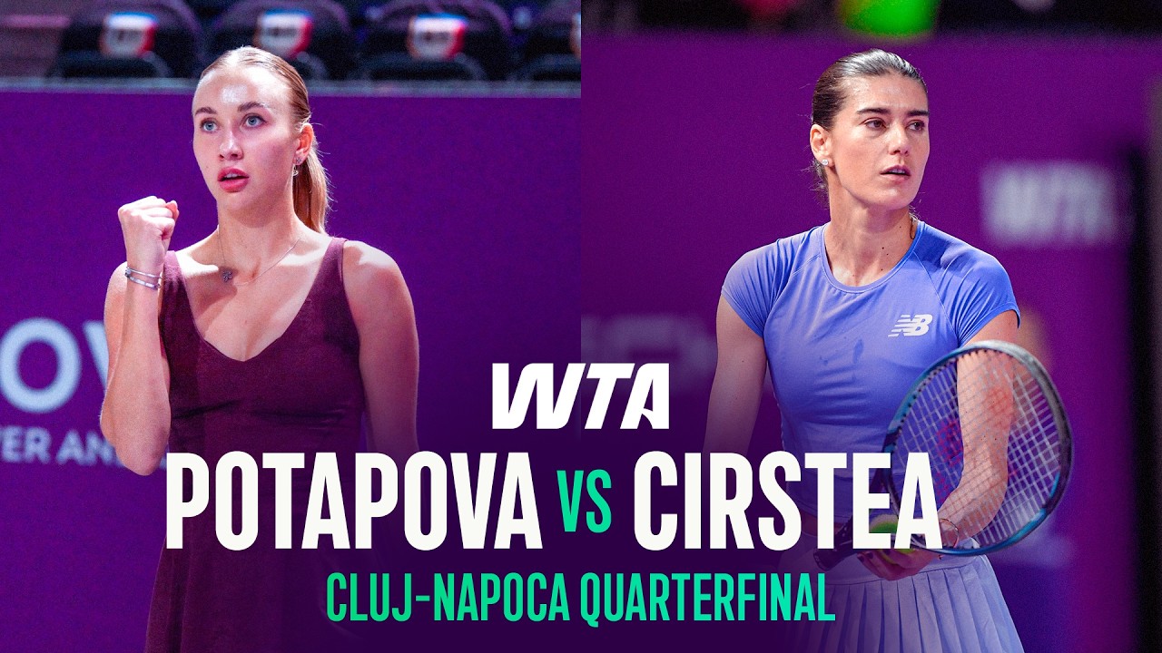 Anastasia Potapova vs. Sorana Cirstea | 2026 Cluj-Napoca Quarterfinal | WTA Match Highlights