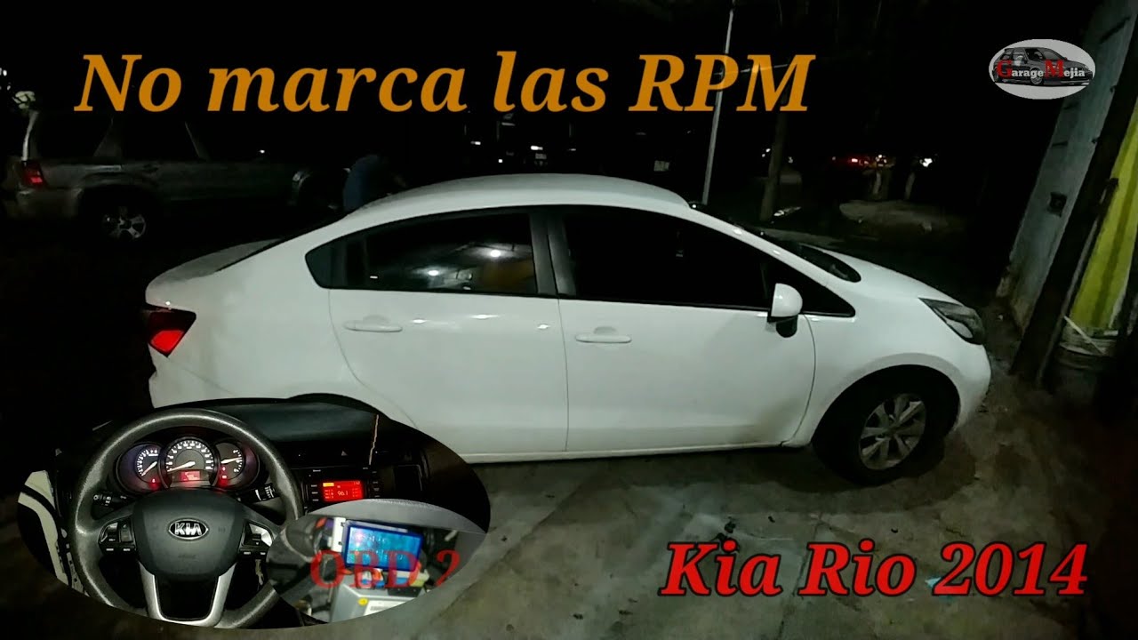 Problemas con un Kia Rio no marca RPM y se apaga? #Garagemejia503