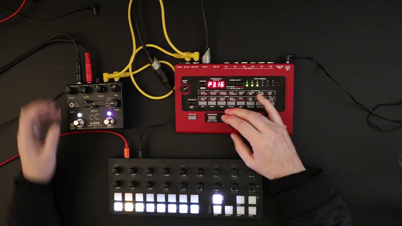 Jamuary 2025 #13 Nord Drum 2 + Walrus Audio Sloer