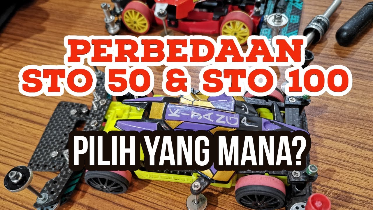 YUK OBROLIN PERBEDAAN TAMIYA OPEN CLASS STO 50 & STO 100 [ミニ四駆] MINI 4WD
