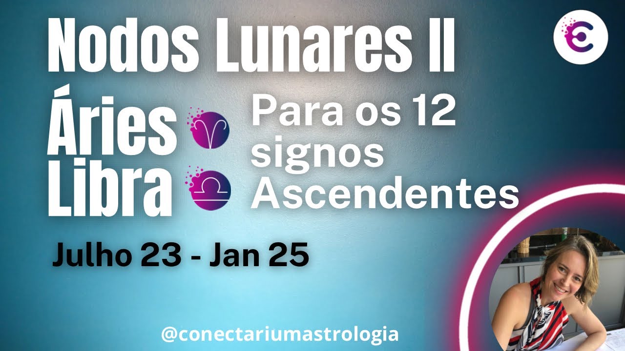 Eclipses- Nodos Lunares II-  em Áries-Libra para os 12 signos Ascendentes - Eclipses