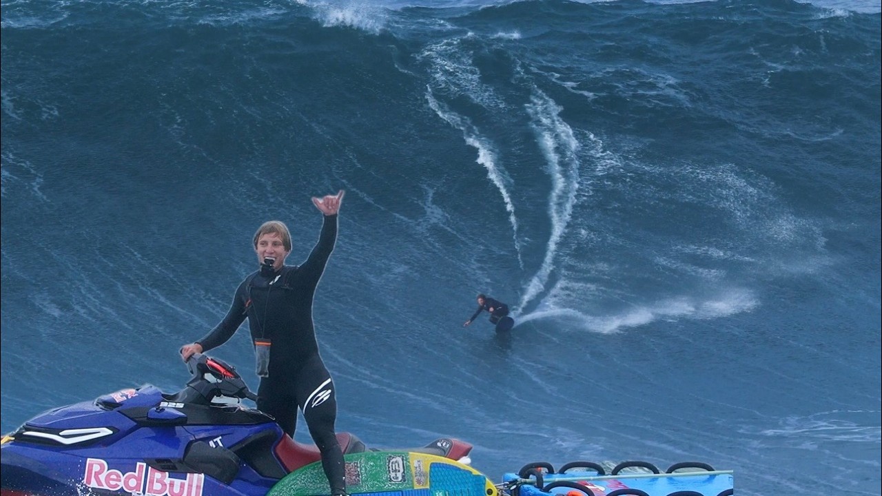 COMO REALMENTE É SURFAR EM NAZARÉ // HOW IT FEELS TO SURF NAZARE