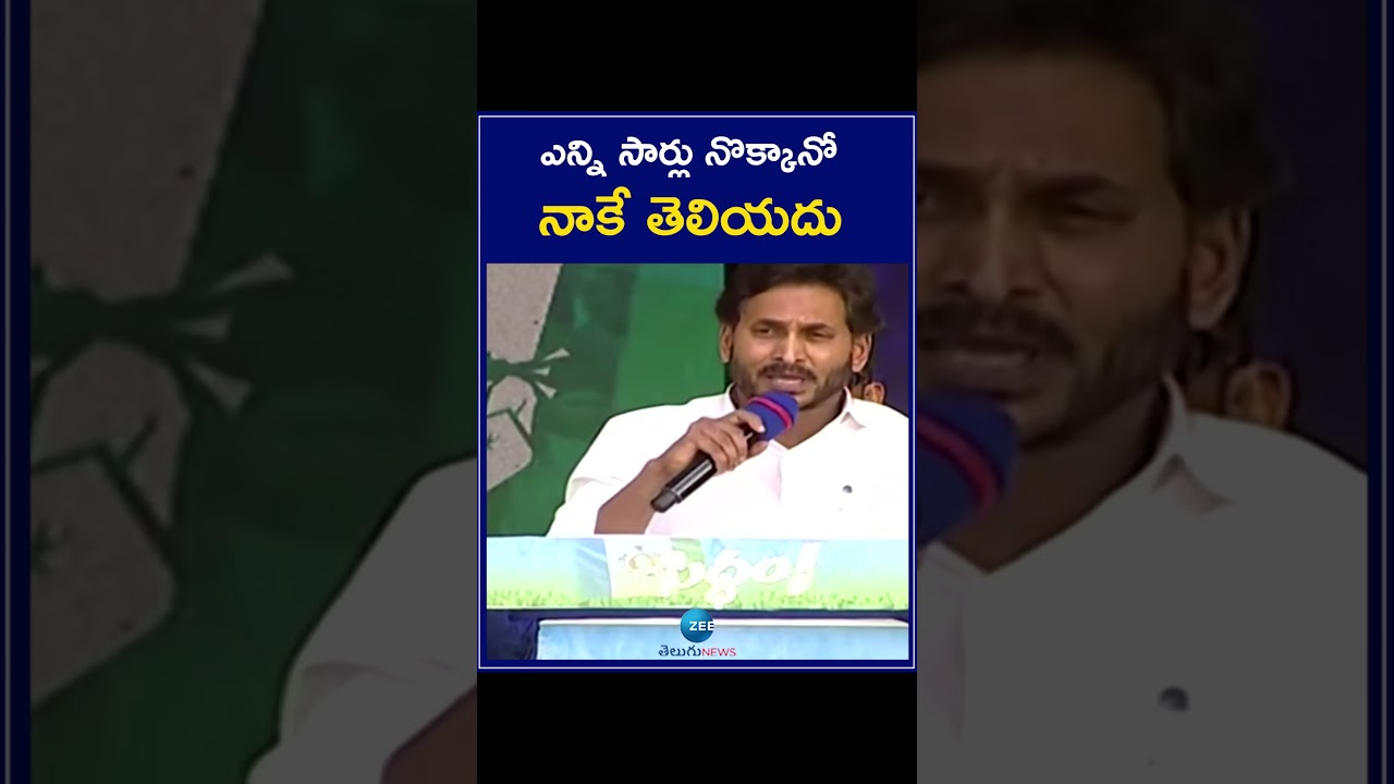 CM Jagan public meeting at Raptadu | ఎన్ని సార్లు నొక్కానో నాకే తెలియదు | ZEE  Telugu News