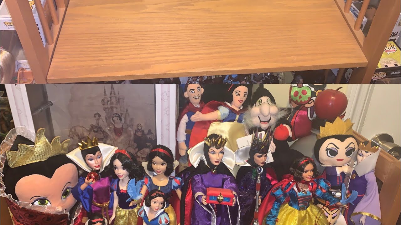 Reorganizing one of my Snow White shelves!