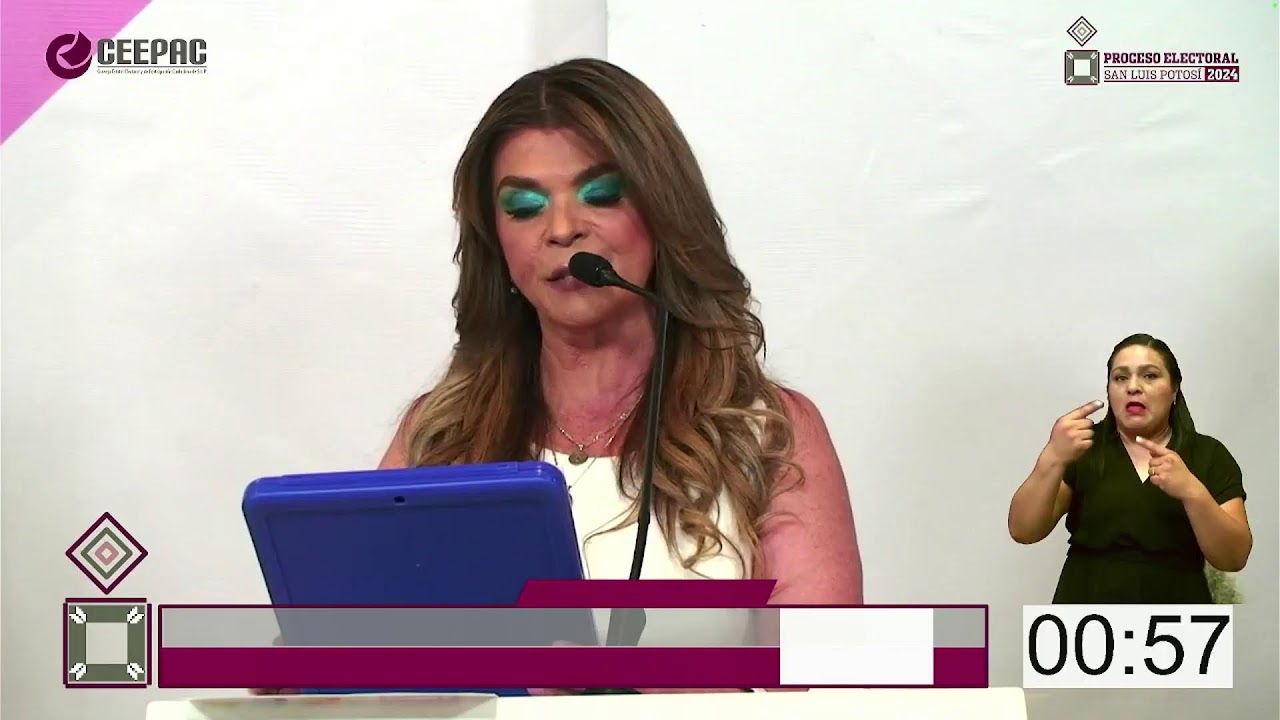 Debate entre las Candidaturas a la Presidencia Municipal de San Luis Potosí.