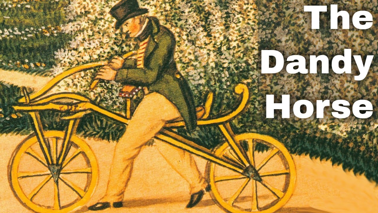 12th June 1817: Karl Drais makes the first journey on an early bicycle, called the Laufmaschine