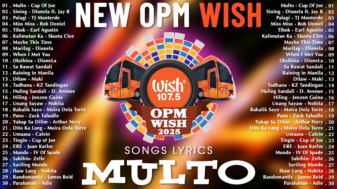 Multo - Cup Of Joe💗 Best OPM Tagalog Love Songs - NEW OPM Trending 2025 Playlist
