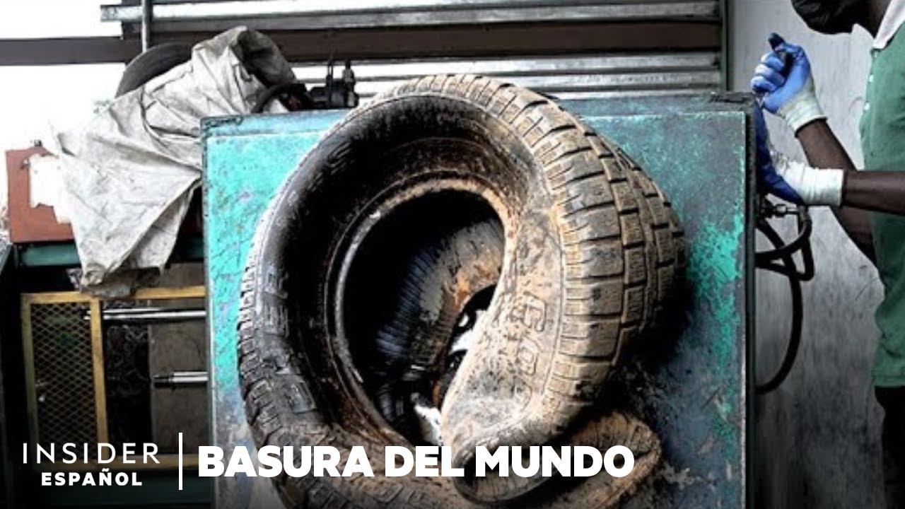Emprendedora nigeriana recicla neumáticos desechados | Basura del mundo | Insider Business