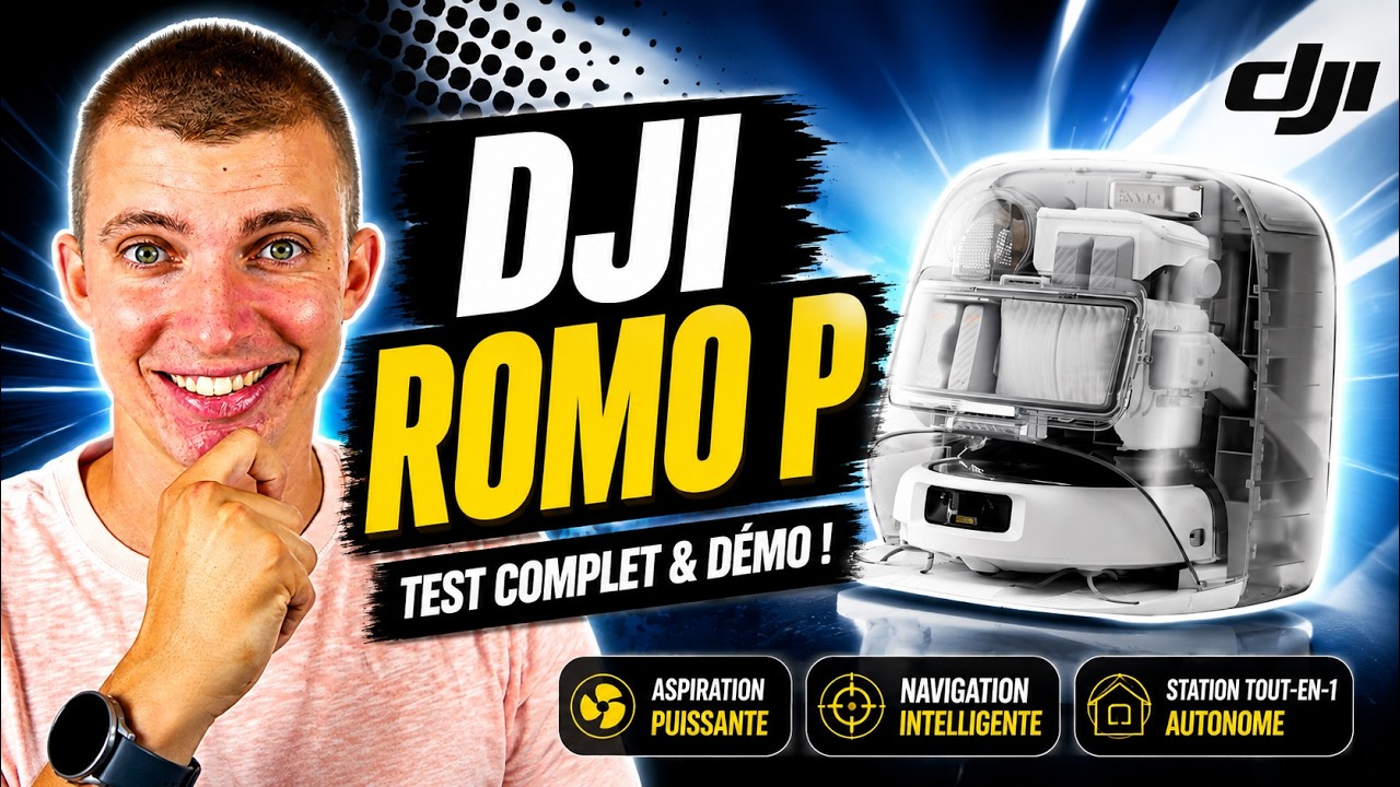 DJI ROMO P : Le robot aspirateur performant et moderne – Test complet & démonstration