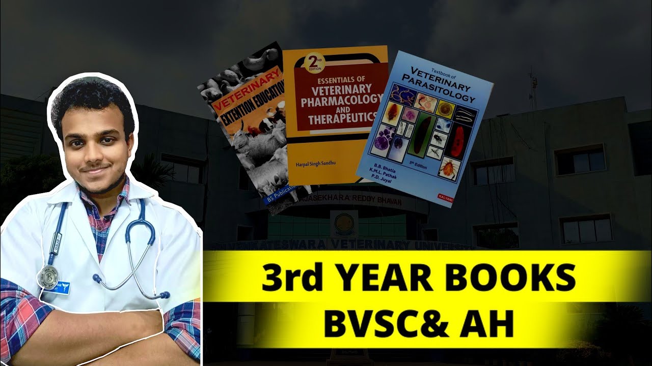 3rd Year Veterinary Books 📚 | 3rd Year BVSC & AH Reference Books 📚| BVSc & AH Books