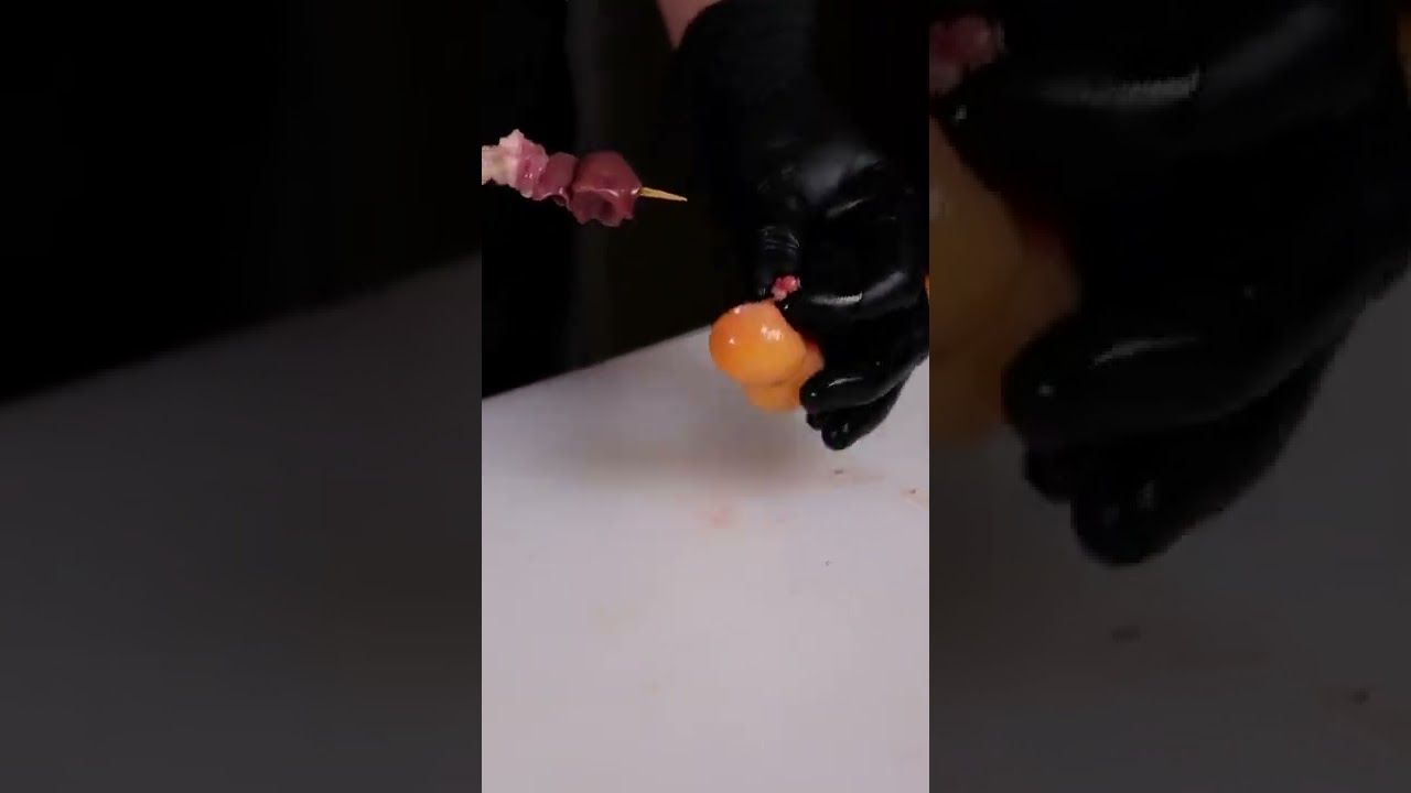 国际标准烧鸟提灯串制手法，需要提灯滴滴#烧鸟 #提灯