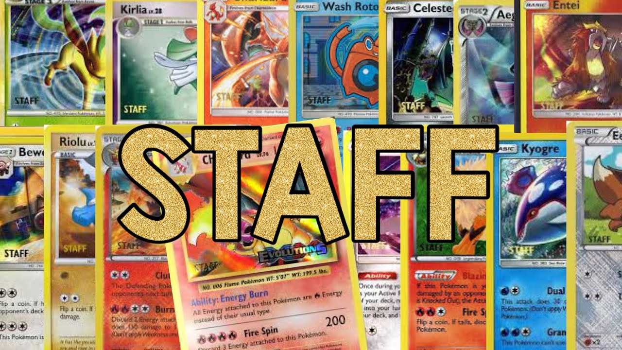 Sharing My Pokémon Cards STAFF Collection