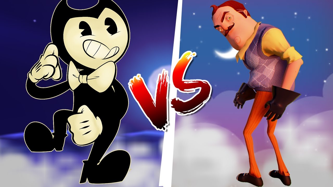 Minecraft - BENDY AND THE INK MACHINE Vs HELLO NEIGHBOR - Little Club Baby Max