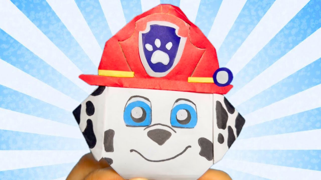 Origami Marshall | PAW Patrol Easy Paper Craft