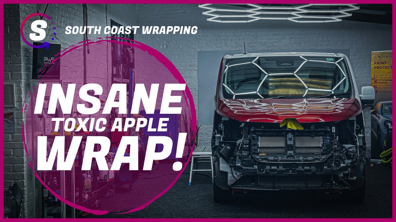 Renault Traffic Gets a Crazy Toxic Apple Wrap