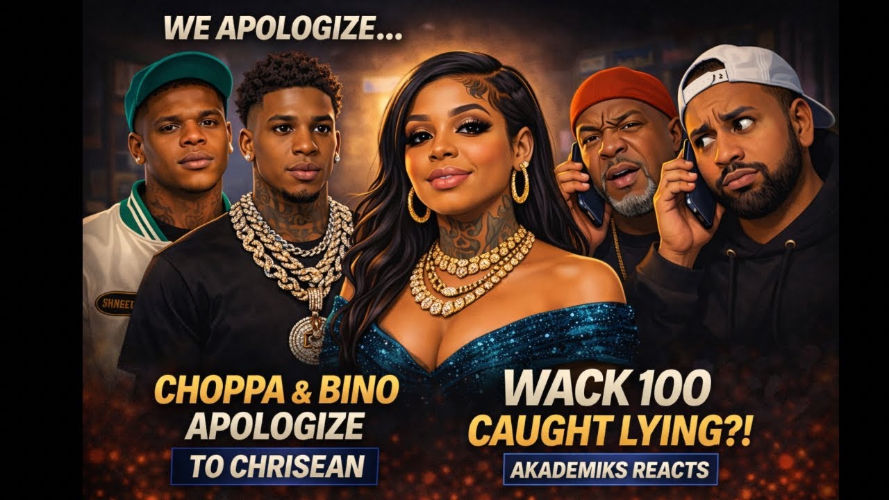 NLE Choppa & HoodTrophy Bino Apologize to Chrisean Rock | Wack 100 Lies to Akademiks EXPOSED 