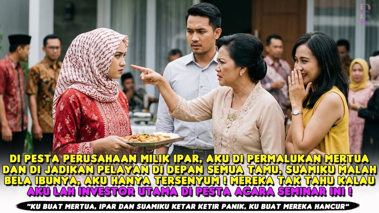 KISAH RUMAH TANGGA❗ DI JADIKAN PELAYAN OLEH MERTUA DI PESTA SEMINAR IPAR,KU BUAT MERTUA ITU MENYESAL